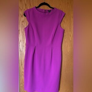 Ann Taylor Purple Sheath Dress